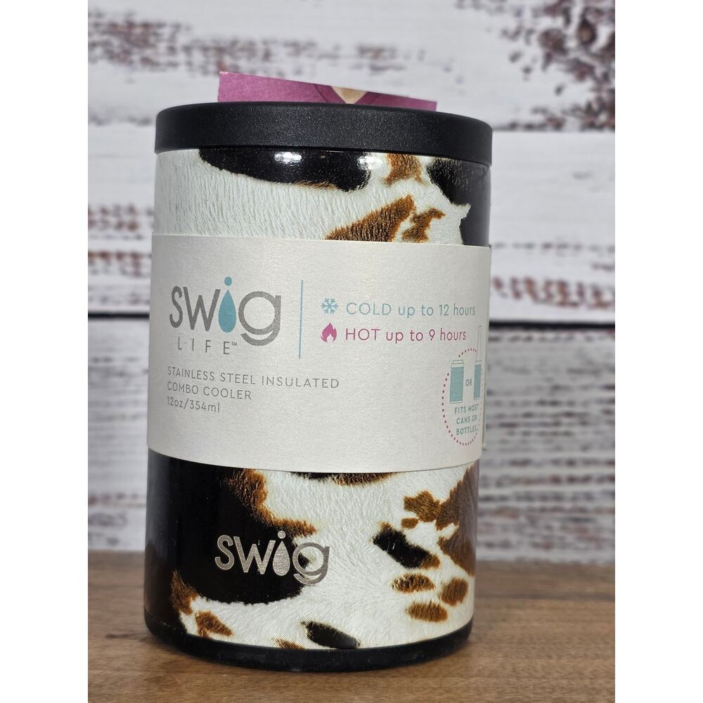 SWIG Life Standard Can Coller 12oz Insulated Bottle & Can Holder Stainless Steel
